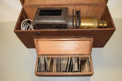 Lot 160 - Vintage projector together with a case of...