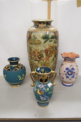 Lot 162 - Mixed Lot: Large reproduction Oriental vase...