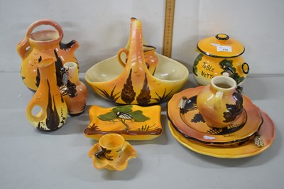 Lot 178 - A group of 20th Century Toulon pottery items...