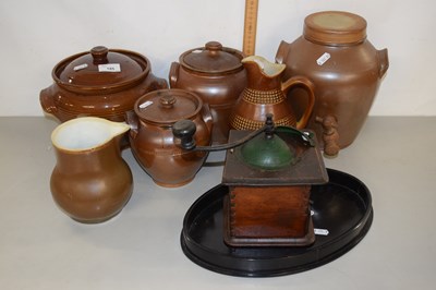 Lot 185 - Mixed Lot: Vintage coffee grinder, various...