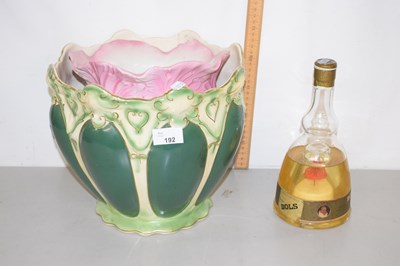 Lot 192 - Mixed Lot: Two jardinieres, vintage kitchen...