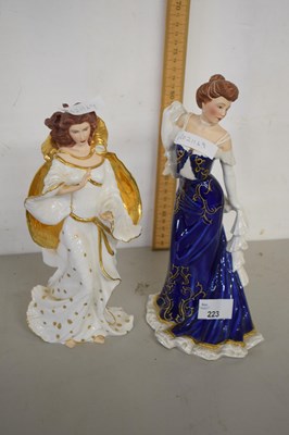 Lot 223 - Two Franklin Mint porcelain figures