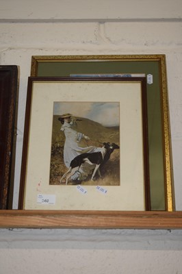 Lot 240 - Coloured print Diana of the Uplands together...