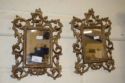 Lot 254 - A pair of 20th Century Florentine type wall...