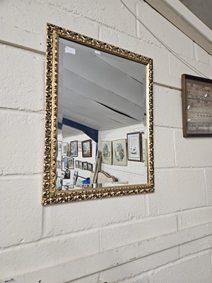 Lot 263 - Modern wall mirror in gilt finish frame