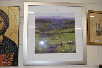 Lot 275 - Debbie Neill - Coloured print of a landscape...