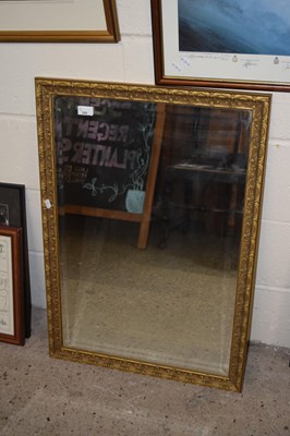 Lot 286 - A 20th Century wall mirror in gilt finish frame