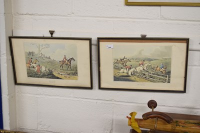 Lot 296 - Pair of reproduction fox hunting prints