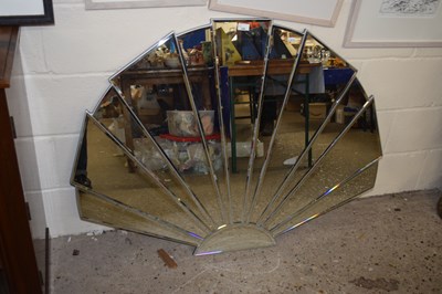 Lot 299 - A reproduction Art Deco style sunburst wall...