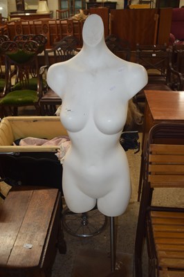 Lot 309 - Plastic torso mannequin