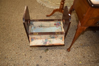 Lot 328 - A vintage hardwood sewing box