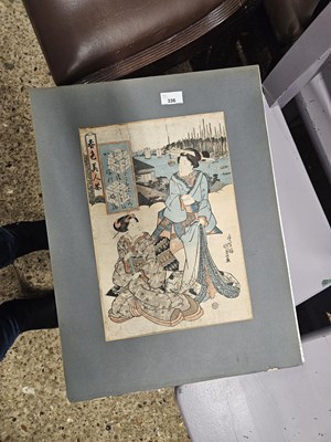 Lot 336 - A Japanese woodblock print