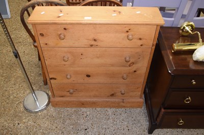 Lot 338 - Pine shoe storage cupboard