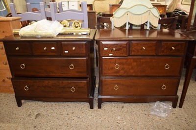 Lot 339 - Pair of Stag Minstrel five drawer bedroom chests