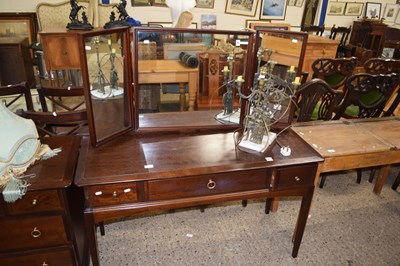 Lot 342 - A Stag Minstrel dressing table with triple...