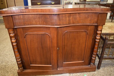 Lot 364 - A Victorian mahogany serpentine forme...