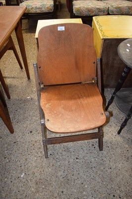 Lot 379 - A small folding chair