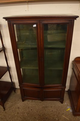 Lot 400 - A late 19th Century mahogany framed display...