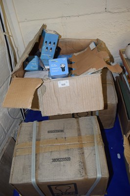 Lot 500 - Three boxes of LED light bulbs