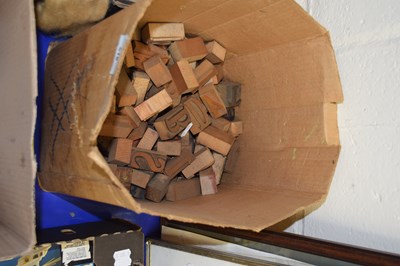 Lot 518 - Quantity of wooden letter blocks