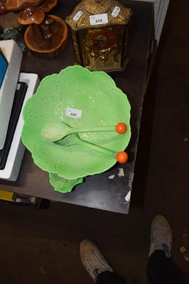 Lot 620 - A Carlton ware salad bowl with tongs and...