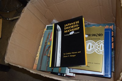 Lot 637 - Box of various books relating to Japanese swords