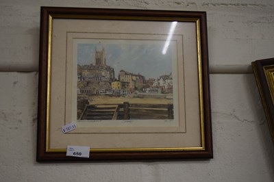 Lot 650 - Coloured print of Cromer
