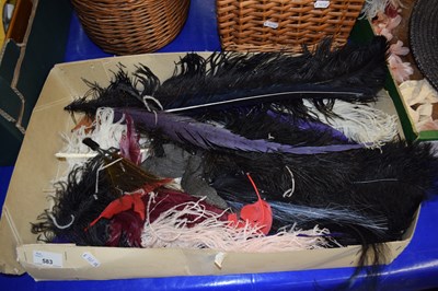 Lot 583 - Quantity of milliners feathers