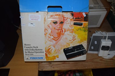 Lot 704 - A Ferguson stereo cassette deck, boxed