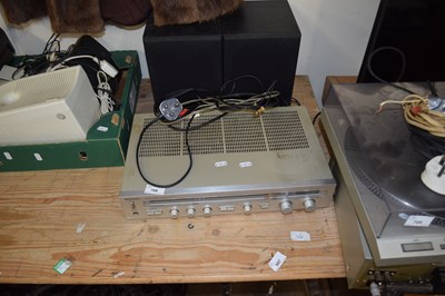 Lot 708 - A Technics SA-103 stereo receiver together...