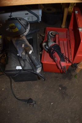 Lot 770 - An angle grinder, further small disc cutter...