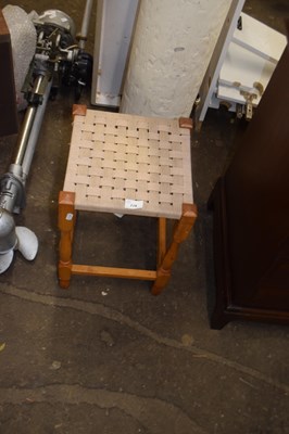 Lot 774 - A small string covered stool