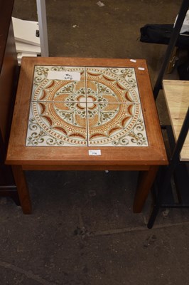 Lot 776 - Mid Century tile top coffee table