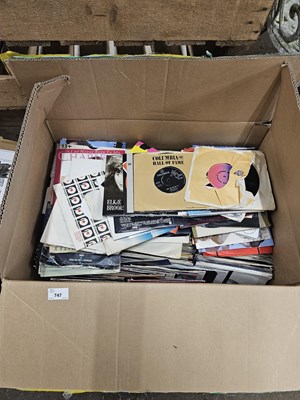 Lot 747 - Large box of assorted singles