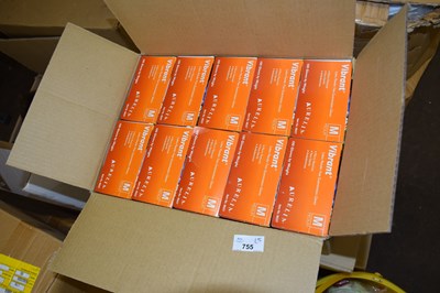 Lot 755 - A large quantity of latex powder free gloves,...
