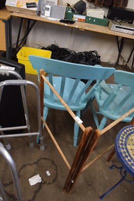 Lot 758 - A pine clothes rack