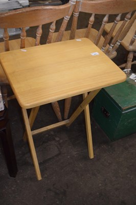 Lot 802 - A folding TV dinner table