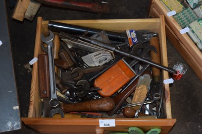 Lot 836 - Quantity of assorted tools