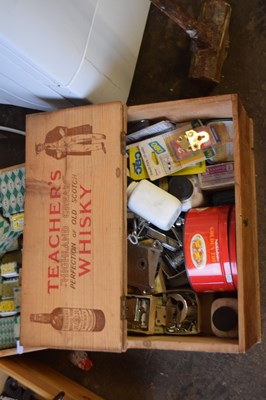 Lot 838 - Box of assorted tools
