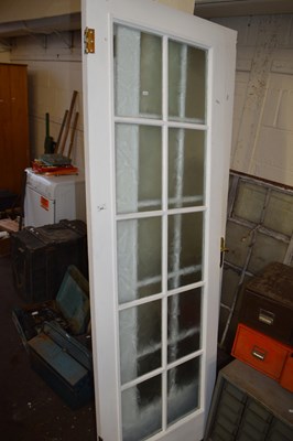 Lot 845 - Two doors with glazed panelling