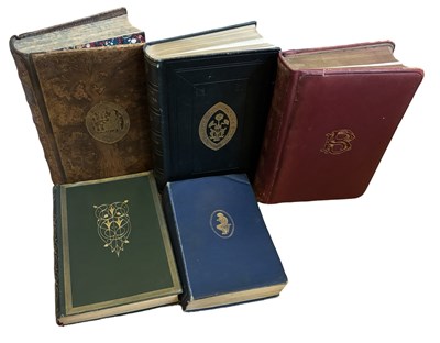 Lot 281 - POETRY: 5 Titles: TENNYSON'S WORKS; THACKARAY:...