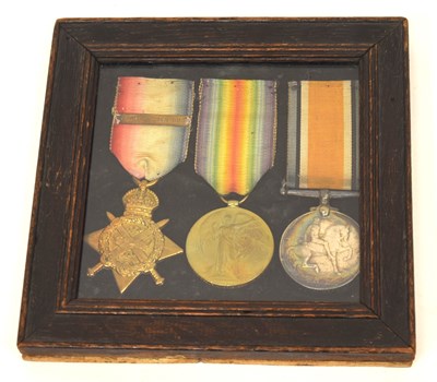 Lot 22 - First World War Medal Trio comprising of 1914...