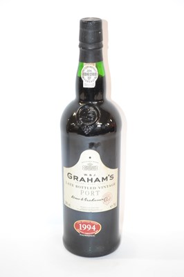 Lot 162 - W & J Graham's Late bottled vintage port 1994,...