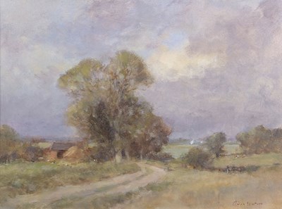 Lot 450 - Owen Waters (1916-2004) View across a country...