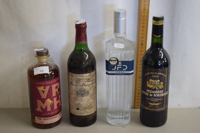 Lot 15 - Mixed Lot: Four bottles to include JFD Vodka,...