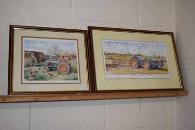 Lot 34 - Steven Binks, two prints Mr Grimwood's Fordson...