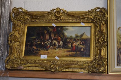 Lot 38 - A reproduction Victorian village scene,...