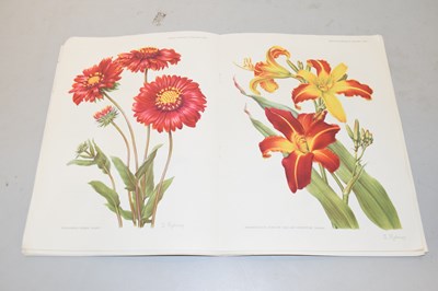 Lot 58 - A folder of botanical prints from Amateur...