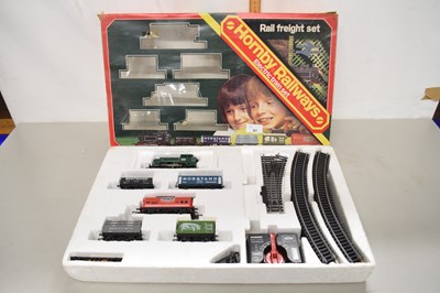 Lot 61 - An Hornby plastic bodied rail freight set