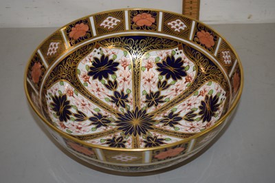 Lot 62 - Royal Crown Derby circular bowl pattern 1128,...